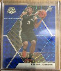 Keldon Johnson [Blue Mosaic] #238 Basketball Cards 2019 Panini Mosaic Prices
