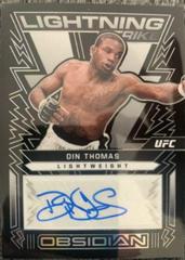 Din Thomas #OL-DTH Ufc Cards 2023 Panini Chronicles UFC Obsidian Lightning Strike Signatures Prices
