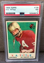 Y.A. Tittle Football Cards 1959 Topps Prices