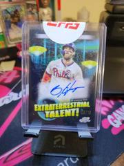 Bryce Harper [Black Eclipse] #ETA-BH Baseball Cards 2023 Topps Cosmic Chrome Extraterrestrial Talent Autographs Prices