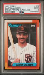 Darrin Jackson [Error Partial Blackless] Baseball Cards 1990 Topps Prices