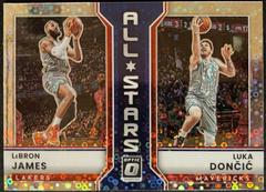 LeBron James, Luka Doncic [Holo Fast Break] Basketball Cards 2022 Panini Donruss Optic All Stars Prices