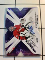 Pyotr Kochetkov [Purple Autograph] #RFX-79 Hockey Cards 2022 SPx Radiance FX Prices