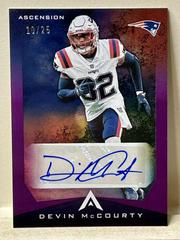 Devin McCourty [Purple] Football Cards 2021 Panini Chronicles Ascension Autographs Prices
