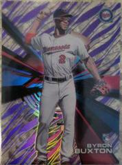 Byron Buxton [Grass Purple Rainbow] #HT-BB Baseball Cards 2015 Topps High Tek Prices