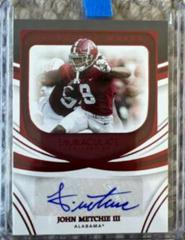 John Metchie III [Ruby] Football Cards 2022 Panini Immaculate Collegiate Signature Moves Prices