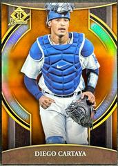 Diego Cartaya [Orange] Baseball Cards 2023 Bowman Chrome Invicta Prices