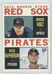 Brock Holt, Kyle McPherson #74 Baseball Cards 2013 Topps Heritage Prices