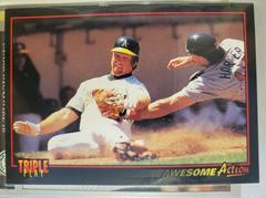 Brian Harper, Mark McGwire #68 Baseball Cards 1993 Panini Donruss Triple Play Prices