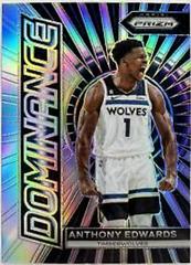 Anthony Edwards [Silver Prizm] #15 Basketball Cards 2023 Panini Prizm Dominance Prices
