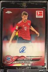 Thomas Muller [Autograph Red Refractor] Soccer Cards 2018 Topps Chrome Bundesliga Prices