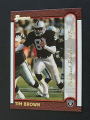 Tim Brown [Gold] Football Cards 1999 Bowman Prices