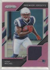 Sony Michel [Pink] #PP-11 Football Cards 2018 Panini Prizm Premier Jerseys Prices