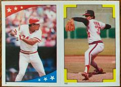 Tony Perez, Donnie Moore Baseball Cards 1986 Topps Stickers Prices
