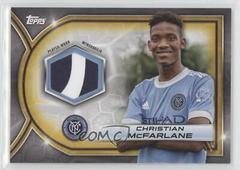 Christian McFarlane [Gold] Soccer Cards 2023 Topps MLS Relics Prices