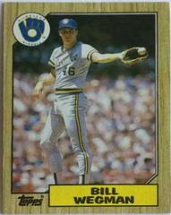 Bill Wegman #179 Baseball Cards 1987 Topps Prices