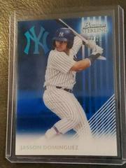 Jasson Dominguez [Blue] Baseball Cards 2022 Bowman Sterling Tek Prices