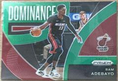 Bam Adebayo [Green Prizm] Basketball Cards 2021 Panini Prizm Dominance Prices