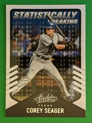 Corey Seager #SS-5 Baseball Cards 2022 Panini Absolute Statistically Speaking Prices
