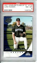 Luke Hudson #173 Baseball Cards 2001 Donruss Class of '01 Prices