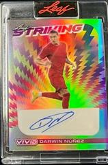 Darwin Nunez [Gray] #S-DN1 Soccer Cards 2022 Leaf Vivid Striking Autographs Prices