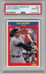 Dale Murphy #64 Baseball Cards 1990 Score Superstars Prices