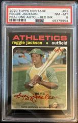 Reggie Jackson [Red Ink] #RJ Baseball Cards 2020 Topps Heritage Real One Autographs Prices
