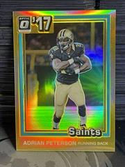 Adrian Peterson [Gold] #22 Football Cards 2017 Panini Donruss Optic 1981 Tribute Prices