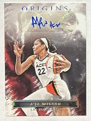 A'ja Wilson #OA-AJW Basketball Cards 2023 Panini Origins WNBA Autographs Prices
