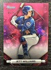 Jett Williams [Magenta] #BSP-57 Baseball Cards 2023 Bowman Sterling Prices