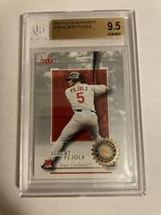 Albert Pujols [Rookie Prominence] Baseball Cards 2001 Fleer Authority Prices