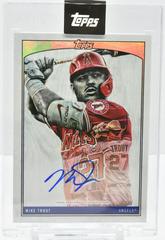 Mike Trout [Autograph] #1A Baseball Cards 2022 Topps X Lauren Taylor Prices