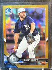 Michael Fulmer [Gold Refractor] #4 Baseball Cards 2018 Bowman Chrome Prices