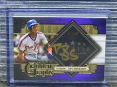 Darryl Strawberry [Purple] Baseball Cards 2022 Topps Five Star Golden Graphs Autographs Prices