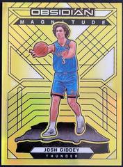 Josh Giddey [Yellow Flood] Basketball Cards 2021 Panini Obsidian Magnitude Prices