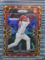 Matt Vierling [Giraffe Prizm] #1 Baseball Cards 2022 Panini Prizm Prices
