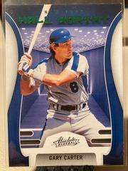 Gary Carter [Retail Green] #HW-12 Baseball Cards 2022 Panini Absolute Hall Worthy Prices