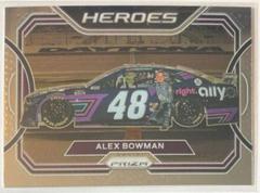 Alex Bowman #H4 Racing Cards 2021 Panini Prizm Heroes Prices