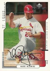 Mark McGwire [Silver Script] #51 Baseball Cards 2000 Upper Deck MVP Prices