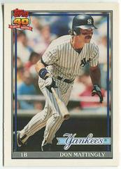 Don Mattingly #100 Baseball Cards 1991 O Pee Chee Prices
