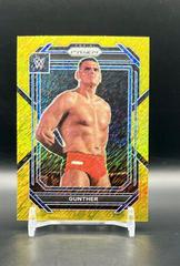Gunther [Gold Shimmer] Wrestling Cards 2023 Panini Prizm WWE Prices