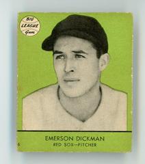Emerson Dickman [Green Background] #6 Baseball Cards 1941 Goudey Prices