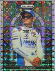 Kyle Larson #SG10 Racing Cards 2022 Panini Prizm Nascar Stained Glass Prices