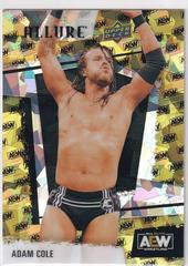 Adam Cole [Logo] #1 Wrestling Cards 2022 Upper Deck Allure AEW Prices