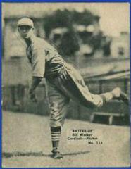 Bill Walker Baseball Cards 1934 Batter Up Prices