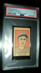 Everett Scott [White Sox] #7 Baseball Cards 1926 W512 Hand Cut Prices