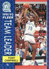 Tony Campbell #387 Basketball Cards 1991 Fleer Prices