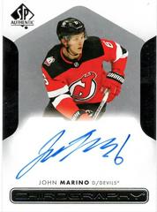John Marino #C-JM Hockey Cards 2022 SP Authentic Chirography Autographs Prices