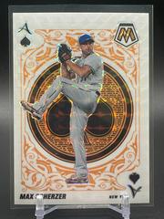 Max Scherzer [Orange Fluorescent] #A-10 Baseball Cards 2022 Panini Mosaic Aces Prices
