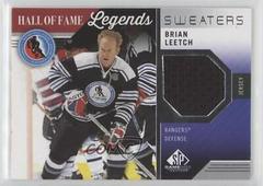 Brian Leetch Hockey Cards 2021 SP Game Used HOF Legends Sweaters Prices
